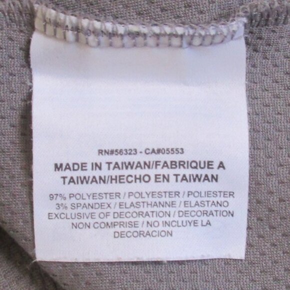 NIKE Top Size Large Gray Dri Fit Pullover 1/4 Zip - Picture 9 of 10